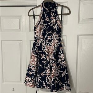 B. Darlin Floral Halter Dress